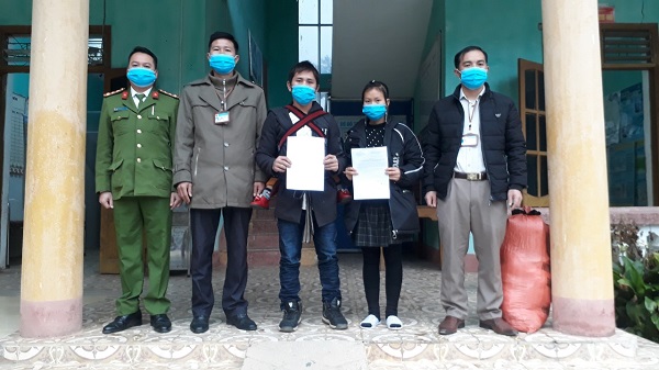 Công dân hoàn thành công tác cách ly y tế trên địa bàn xã Nấm Dẩn